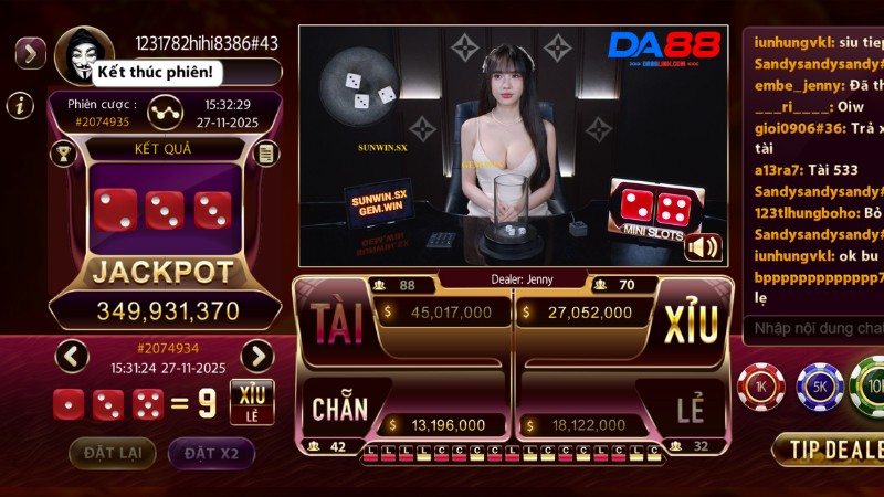 Giới thiệu đôi nét về sảnh cược casino DA88