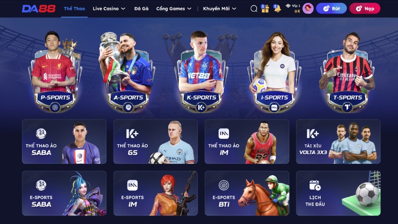 Tổng hợp các sảnh cược Sport DA88 thu hút lượng lớn bet thủ hiện nay