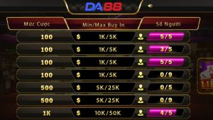 Thông tin đôi nét về game bài Liêng DA88