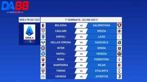 Kinh nghiệm soi kèo Serie A tại DA88 hiệu quả nhất hiện nay
